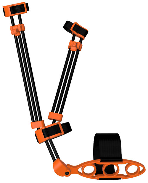 Adjustable basketball shooting aid that adjusts to every player.