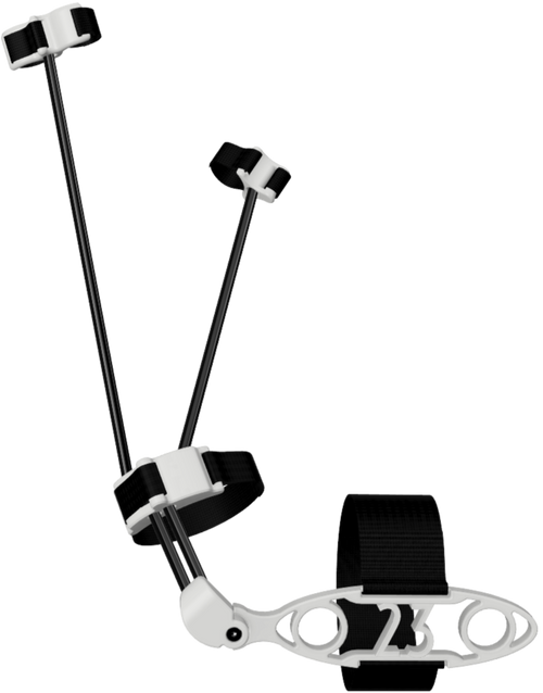 A custom basketball shooting aid built specifically for a given player. This shooting aid is built to fit the player’s body and style.